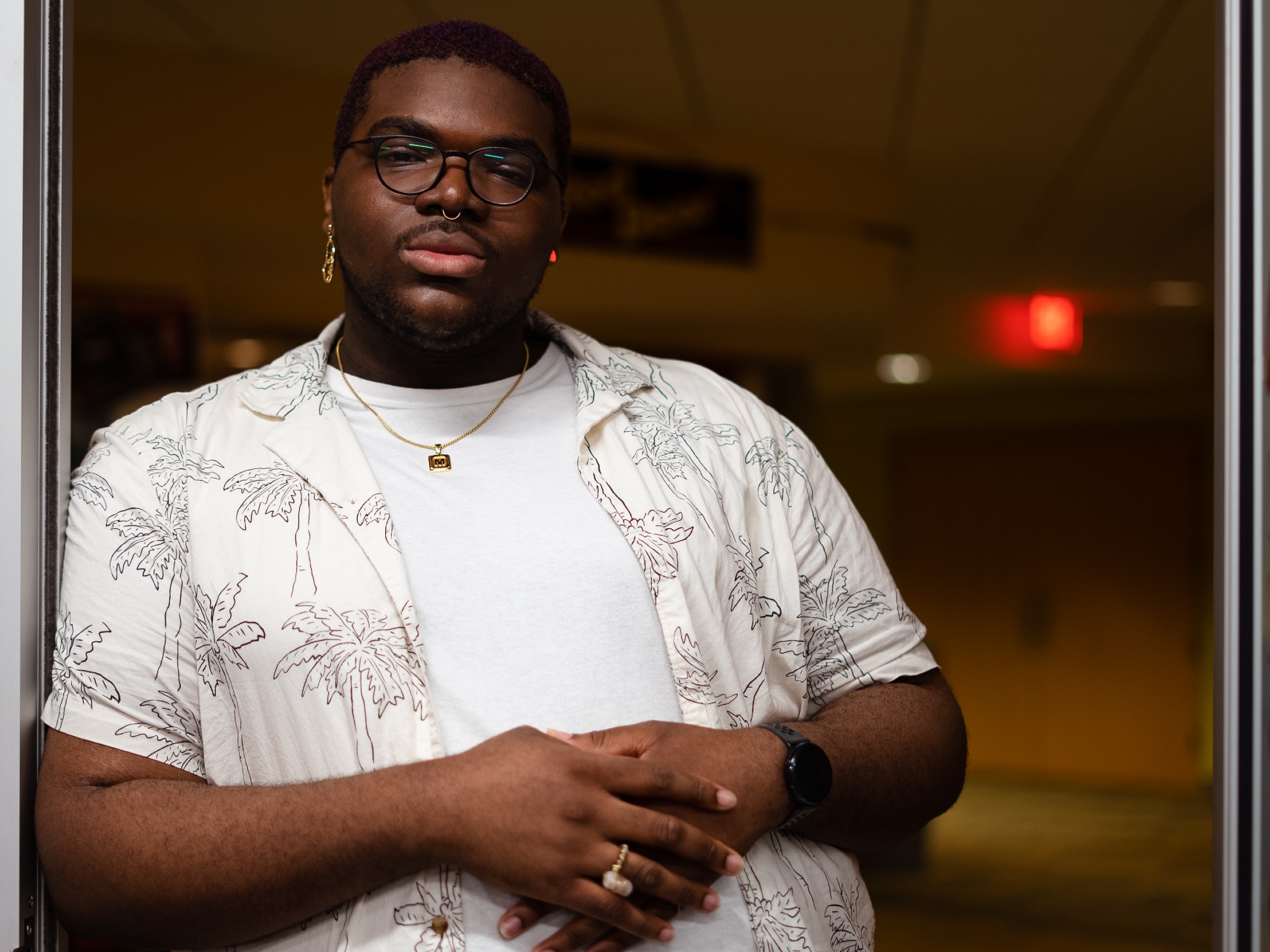 Mustafa Hall 23 says he found happiness at Muhlenberg when he learned to embrace his true self.
